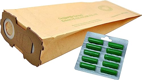 Sacchetti compatibili per elettrodomestici | Kit ricambi folletto vk120 vk121- k122-24 sacchetti 20 profumi