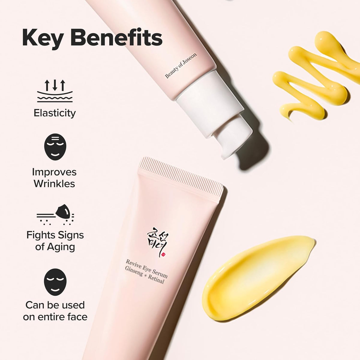 Beauty of Joseon Siero Contorno Occhi Revive Con Correzione Retinica Alla Niacinamide Per Borse Gonfie, Linee Sottili, Occhiaie E Rughe, Cura Della Pelle Coreana, 30 Ml, 1 Fl.Oz