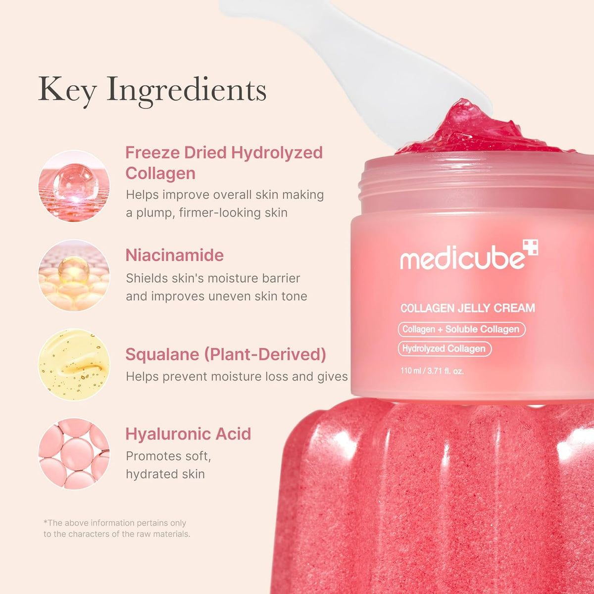 Medicube Collagene Jelly Crema Viso - Niacinamide e Collagene Idrolizzato Liofilizzato - Crema Idratante Viso Dona Luminosità e Un Aspetto Levigato , Skincare Coreana - 110 ml