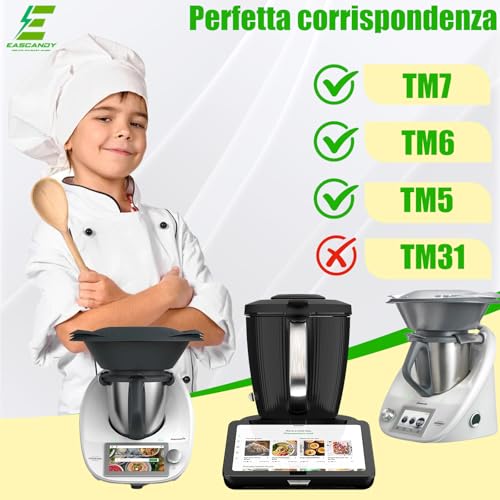 Ricambio compatibile per elettrodomestici | Lama di Ricambio per Bimby TM5 TM6 TM7 – Lama Affilata in Acciaio Inox SUS420 Compatibile con Vorwerk, Resistente e Antiruggine