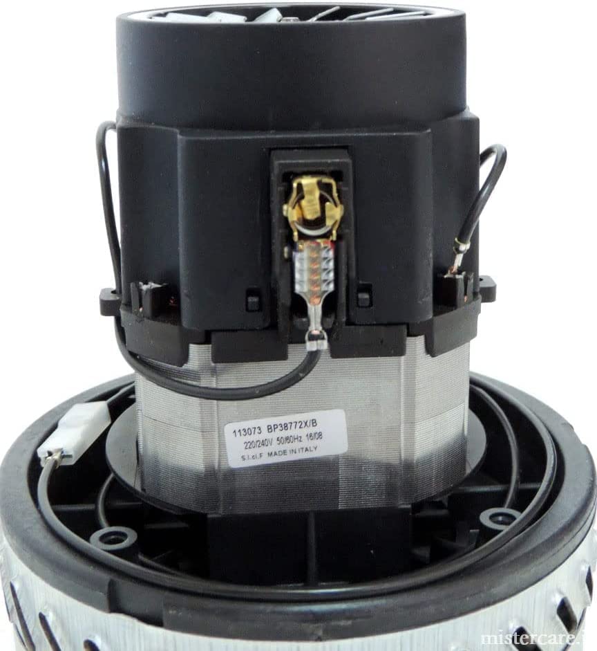 N2 ELECTROITALY Motore Aspirapolveri Aspira Liquidi Bidone Industriale 1200 W Auto Lavaggi
