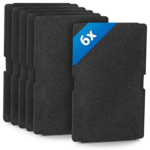 Filtro compatibile per elettrodomestici | Siegvoll 6x Filtri per Asciugatrice Beko, Spugna per Filtro Dell'evaporatore 2964840100, Filtro in Schiuma per Asciugatrice a Condensazione e a Pompa di Calore 240 x 155 x 11 mm