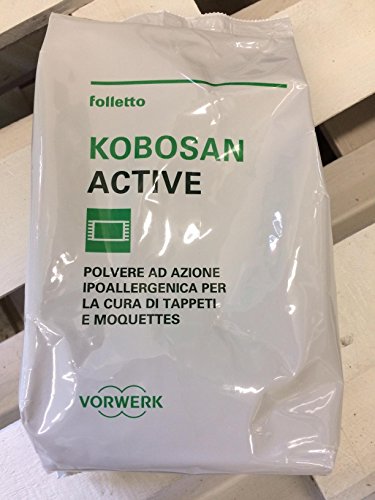 Ricambio compatibile per elettrodomestici | Vorwerk Kobosan Active Originale Vorwerk Folletto Polvere Per La Cura Tappeti E Moquettes, 500 Grammo