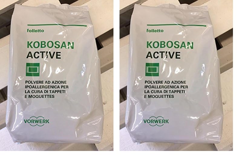Ricambio compatibile per elettrodomestici | Vorwerk Kobosan Active Originale Vorwerk Folletto Polvere Per La Cura Tappeti E Moquettes, 500 Grammo