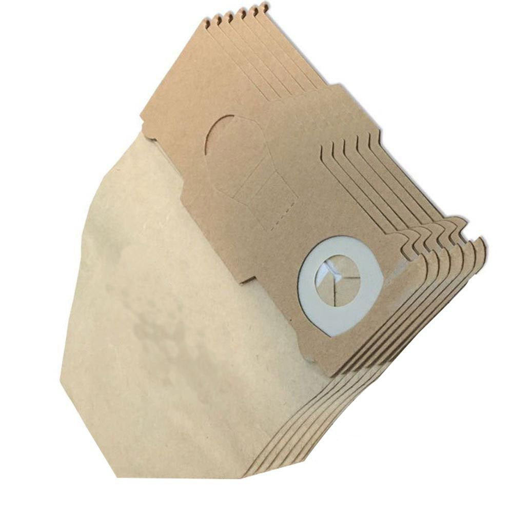 Sacchetti compatibili per elettrodomestici | Confezione da 6 Sacchi Adattabili per Vorwerk Folletto Vk 130-131