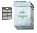Sacchetti compatibili per elettrodomestici | 6 SACCHETTI + 6 PROFUMI ORIGINALI PER FOLLETTO VK 135 136 ASPIRAPOLVERE VORWERK ORIGINALE