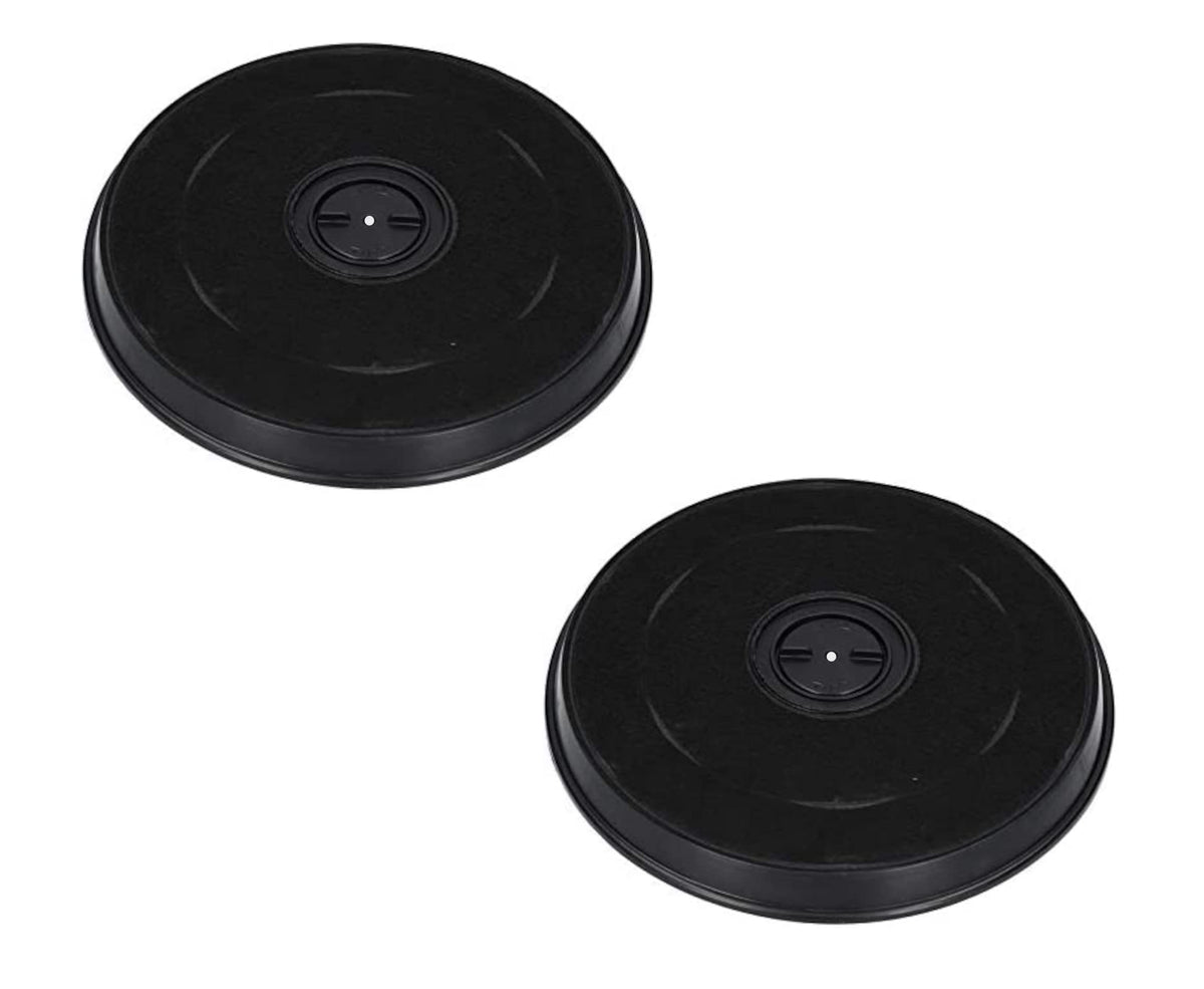 Filtro compatibile per elettrodomestici | - Filtri ai Carboni Attivi per Cappe Aspiranti - Coppia Ø 230mm | Ricambio Anti-Odori per Cappe Cucina Bosch, Elica, Faber, Whirlpool | Facile Installazione
