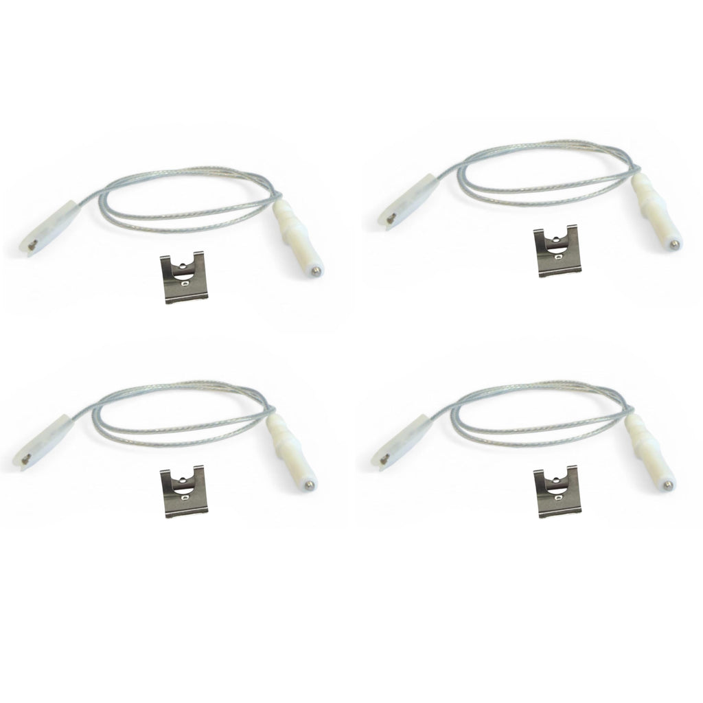 Ricambio compatibile per elettrodomestici | Candeletta Accensione Piano Cottura Gas Universale 4 Pezzi – Elettrodo Accensione Fornelli Compatibile con Ariston Indesit Nardi – Ricambio Cucina Gas
