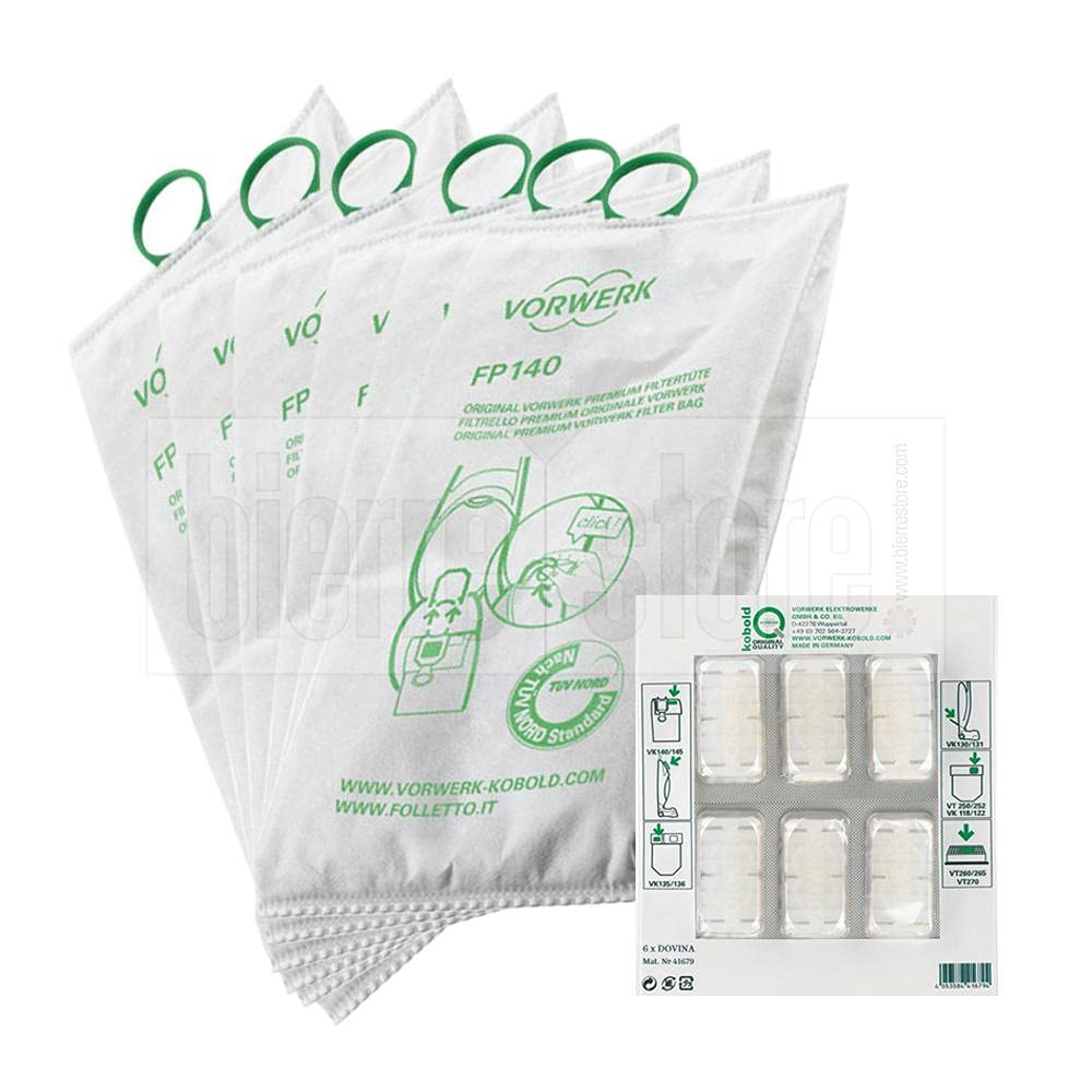 Sacchetti compatibili per elettrodomestici | Sacchetti e Profumini Folletto Vk 140 E Vk 150, Originali Vorwerk