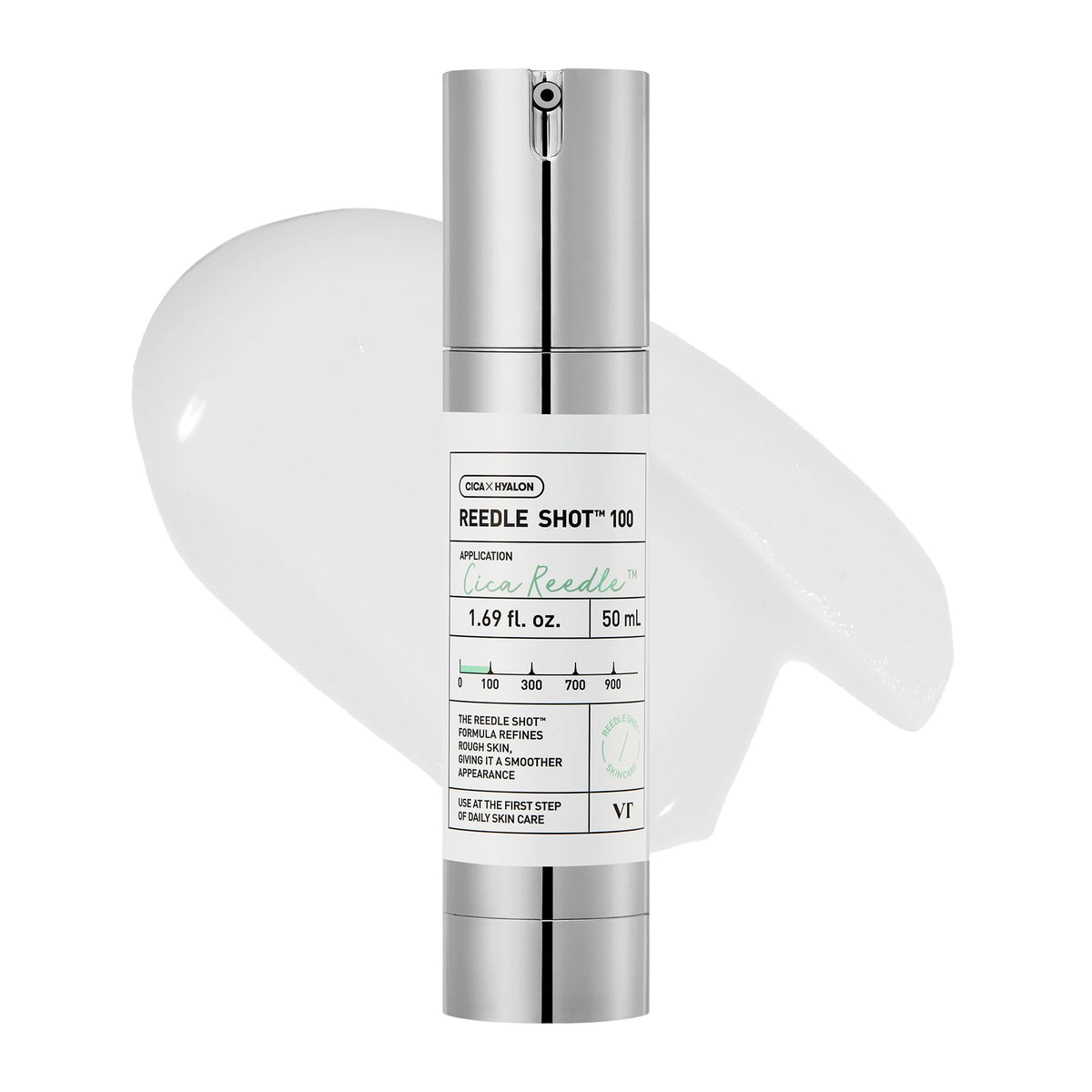 VT COSMETICS VT REEDLE SHOT 100 - Siero microago per uso quotidiano e notturno con esosomi, centella asiatica, acido ialuronico, propoli, pelle morbida, rigenerazione, pelle di cristallo