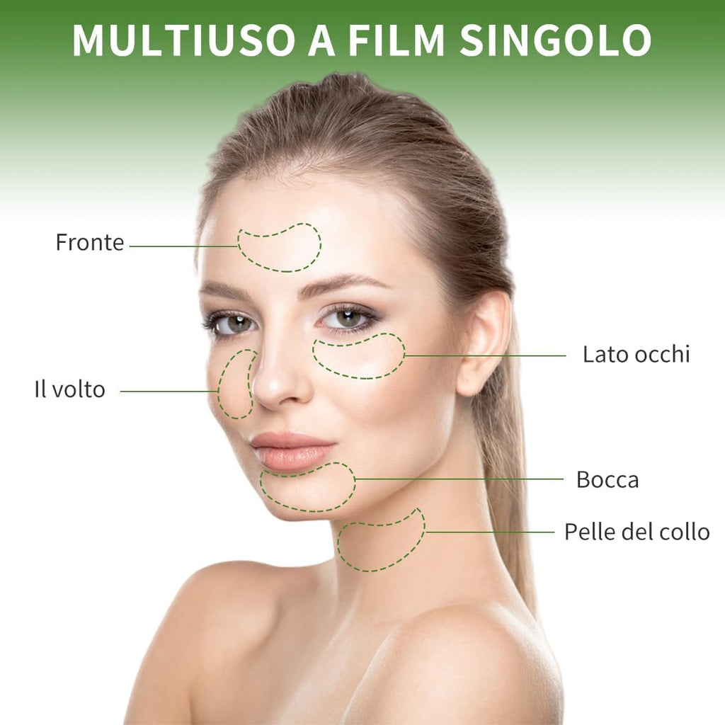 Patch Occhi all’Aloe Vera – 60 Pezzi | Maschera Contorno Occhi Idratante Anti-Occhiaie e Anti-Rughe | Riduce Gonfiore, Borse e Segni di Stanchezza | Formula Naturale per Tutti i Tipi di Pelle