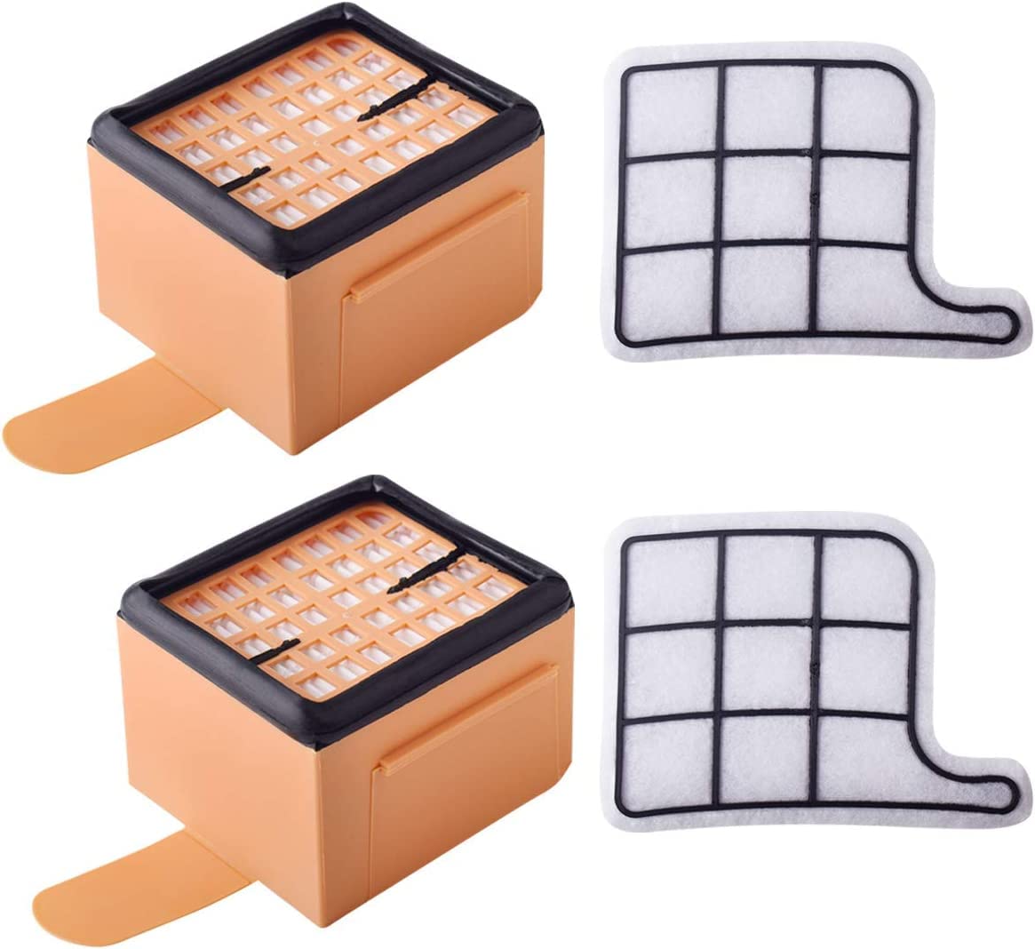 Ricambio compatibile per elettrodomestici | 4 Filtri per Folletto 2 filtri epa e 2 filtri protezione motore vk135 vk136 Folletto vk135 Ricambi PIESSEONLINE