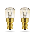 2X LOHAS 15W E14 Lampadina Da Forno, Lampade Pygmy con base a vite Edison E14, Lampadina a Incandescenza Dimmerabile SES, Lampada a Sale E14, Luce Frigde, Luce a Microonde, 220V, Bianco Caldo