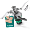 Ricambio compatibile per elettrodomestici | Gruppo Coltelli TM6 di Ricambio per Vorwerk Bimby Robot da Cucina Gruppo Coltelli Bimby TM6 Acciaio Inox SUS420 Lama Bimby TM6 - Gruppo Lame Bimby TM6 - Lame per Bimby TM6 / Ricambi Bimby TM6