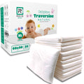 Ricambio compatibile per elettrodomestici | R MOVE 20 traversine neonato fasciatoio 60x90 cm - traverse bambini XL, telini igienici Natural, teli cambio pannolino usa e getta bambini, Morbida fibra naturale di cellulosa super assorbenti