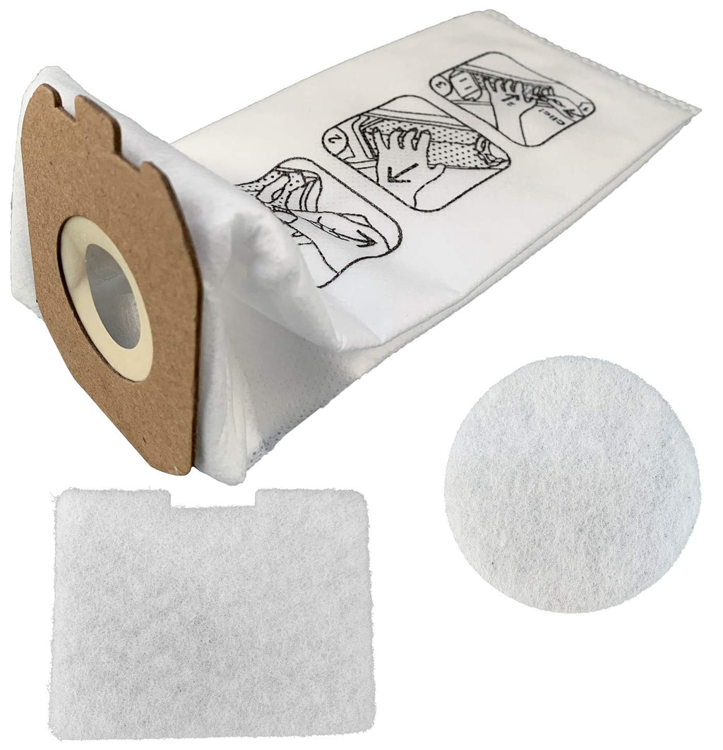 Filtro compatibile per elettrodomestici | 10 sacchetti per Aspirapolvere Rowenta ZR0050 RH7403IA - RH7456 Comfortline, RH7621IA - RH7666IA, RH7821WB - RH7866WA Powerline, RH8030WH, RH8037WA, RH8050, RH8055WA Extreme Baggged
