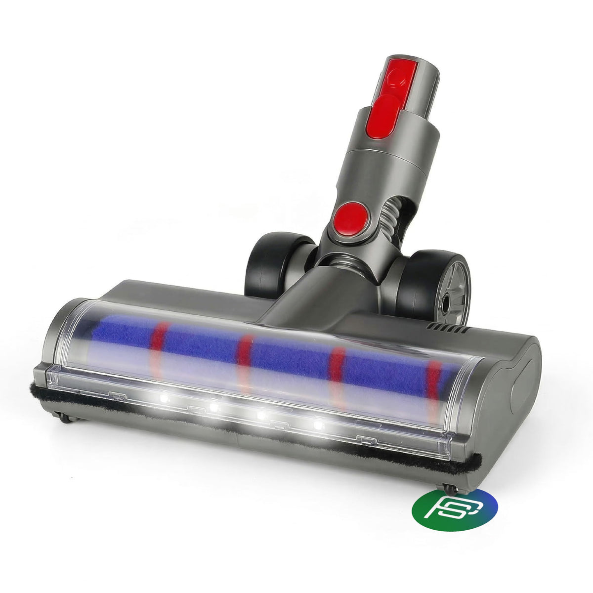 Spazzola compatibile per elettrodomestici | Spazzola Compatibile per Dyson Aspirapolvere V7, V8, V9, V10, V11 e V15 - Luci LED Integrate, Rotazione Fluida di 180 gradi - Rullo Morbido per una Pulizia Efficace Senza Graffi