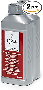 Ricambio compatibile per elettrodomestici | Gaggia Decalcificante RI9111/60 21001681, Flacone da 250 ml, Pack da 2 Unità