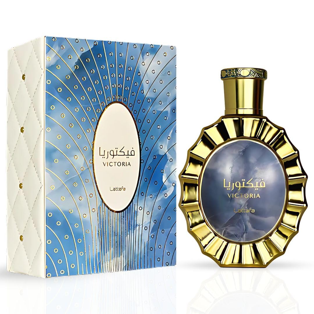 Lattafa Victoria Eau de Parfum Spray para mujer, 3.4 onzas (100 ml)