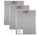 KIT 3 pcs. FILTRI ALLUMINIO per CAPPE FABER mm.253 x 300 x 8 [Classe di efficienza energetica A+++]