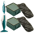 N2ELECTROITALY - Set 2 Filtri al Carbone Attivo + 2 Hepa Compatibili con VK130/131 | Ricambio Compatibile, Sicuri, Resistenti e Durevoli, Sostituzione Semplice, Prestazioni Stabili