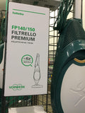 Sacchetti compatibili per elettrodomestici | FP140 SACCHI ORIGINALI + PROFUMATORI FOLLETTO PER VK140